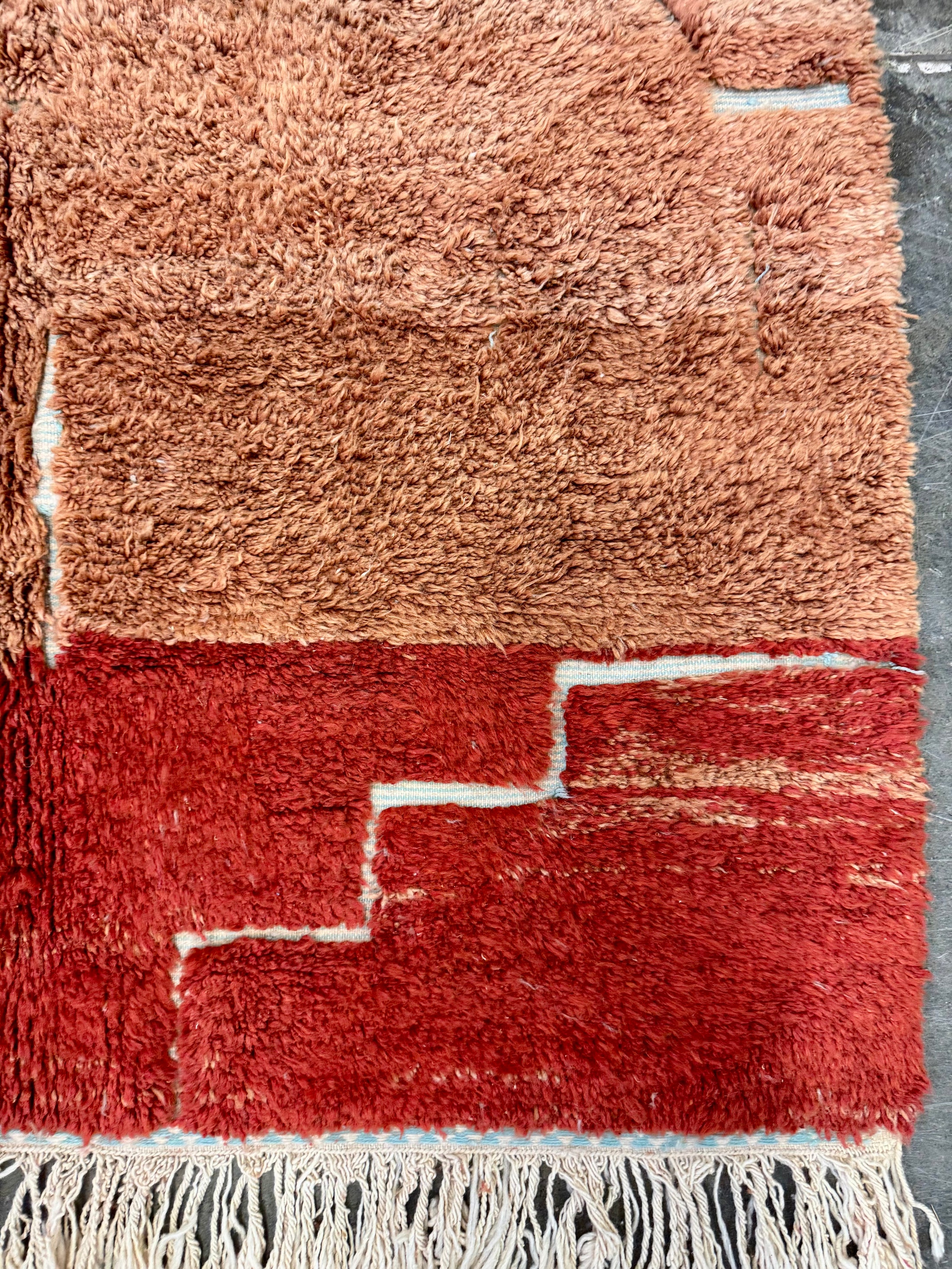 Yassine Handwoven Moroccan Wool Rug 6.5x10