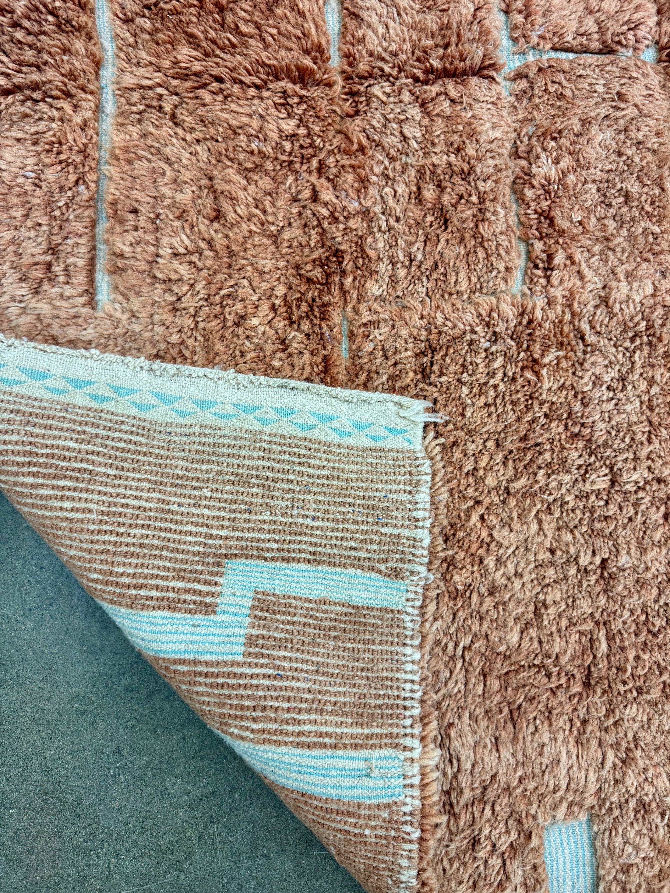 Yassine Handwoven Moroccan Wool Rug 6.5x10
