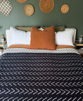 Load image into Gallery viewer, Nido Indigo Reversible Blanket
