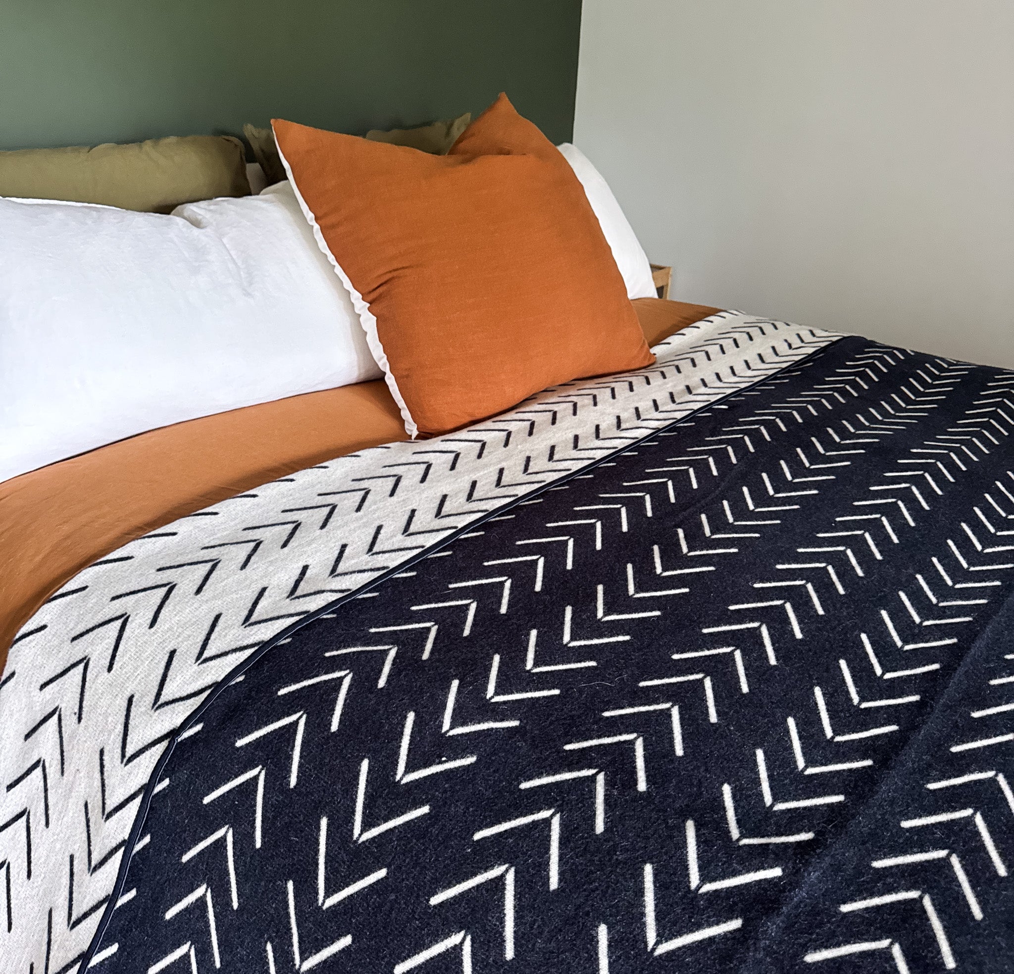 Nido Indigo Reversible Blanket