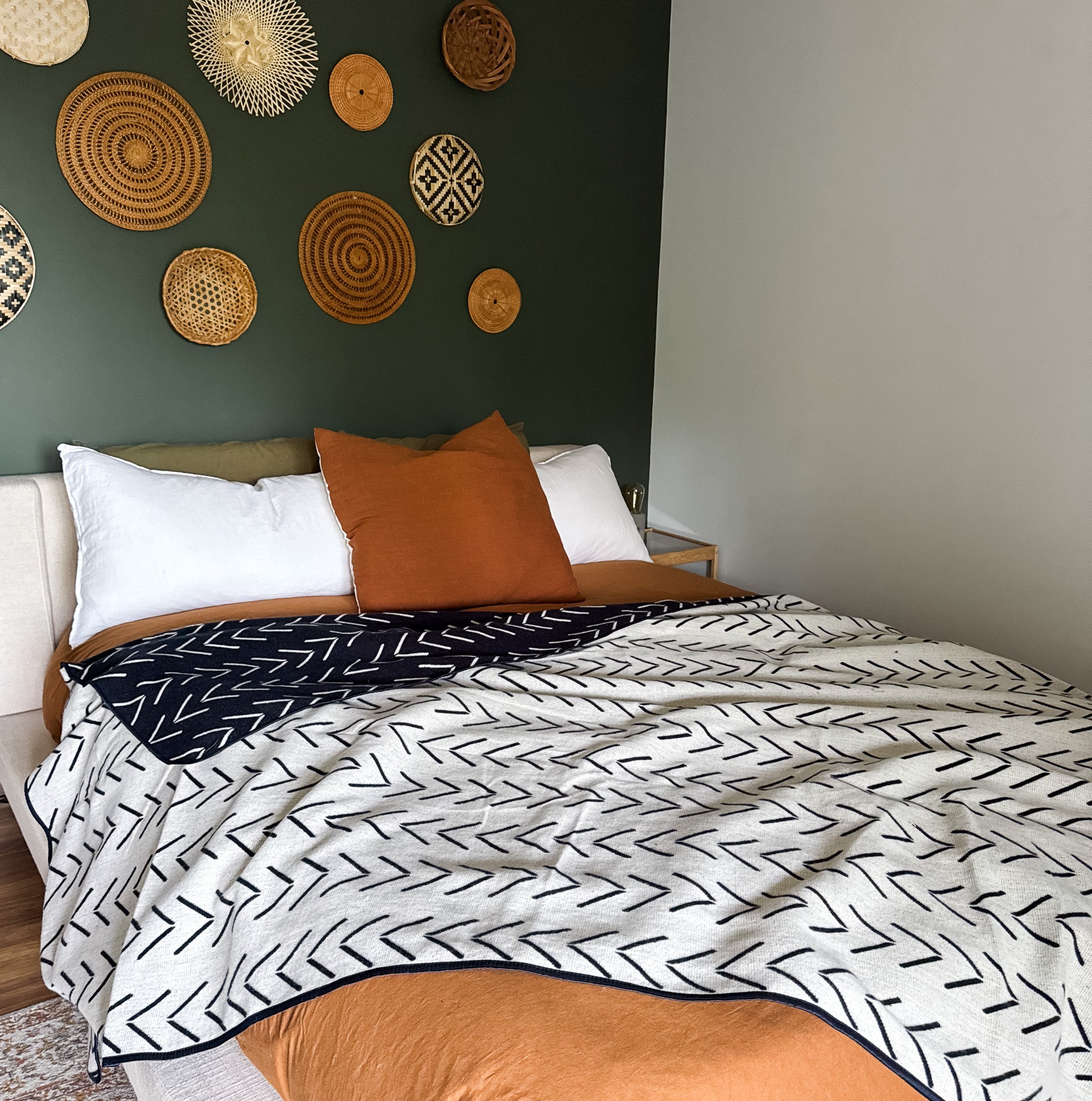 Nido Indigo Reversible Blanket
