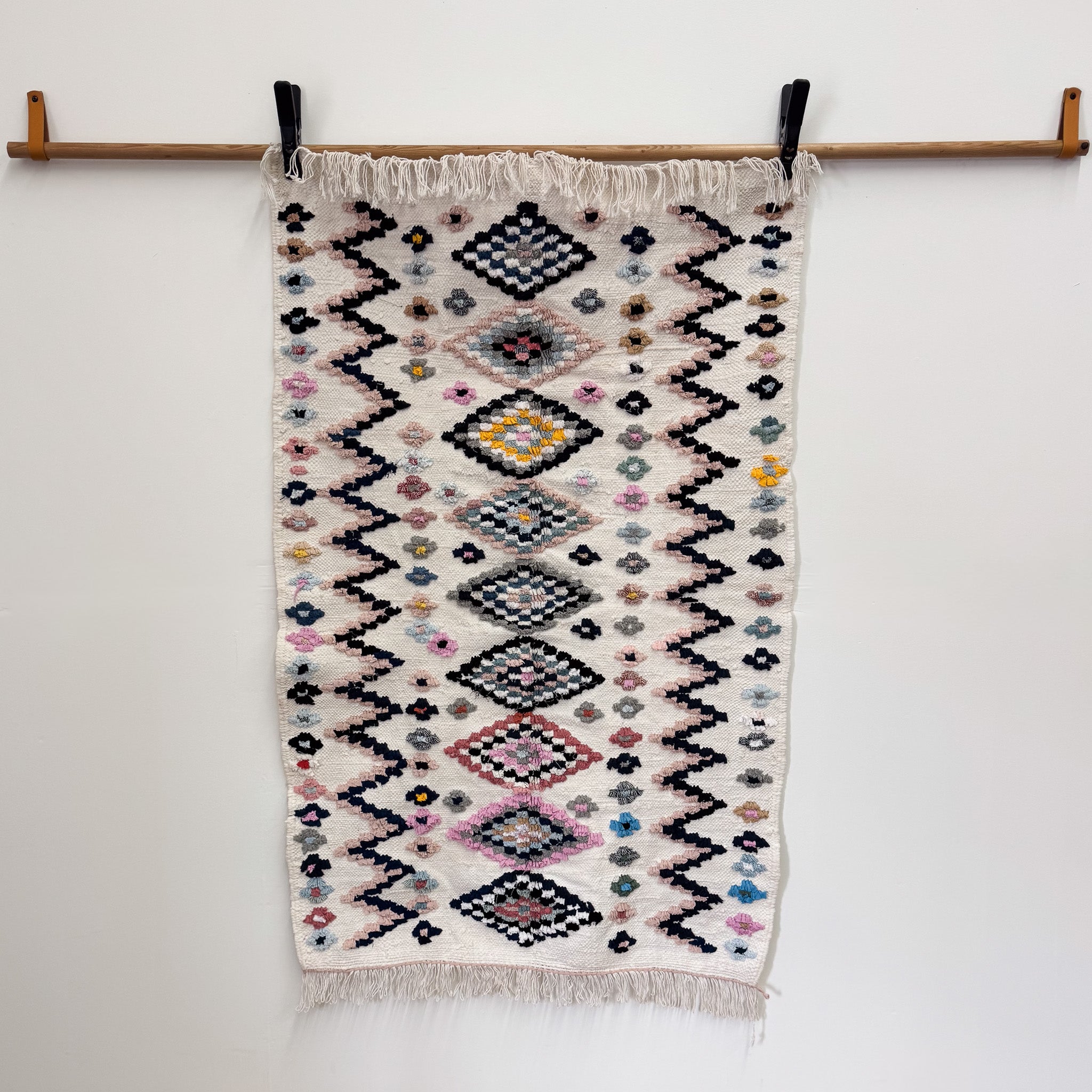 Daisies Cotton Moroccan Rug