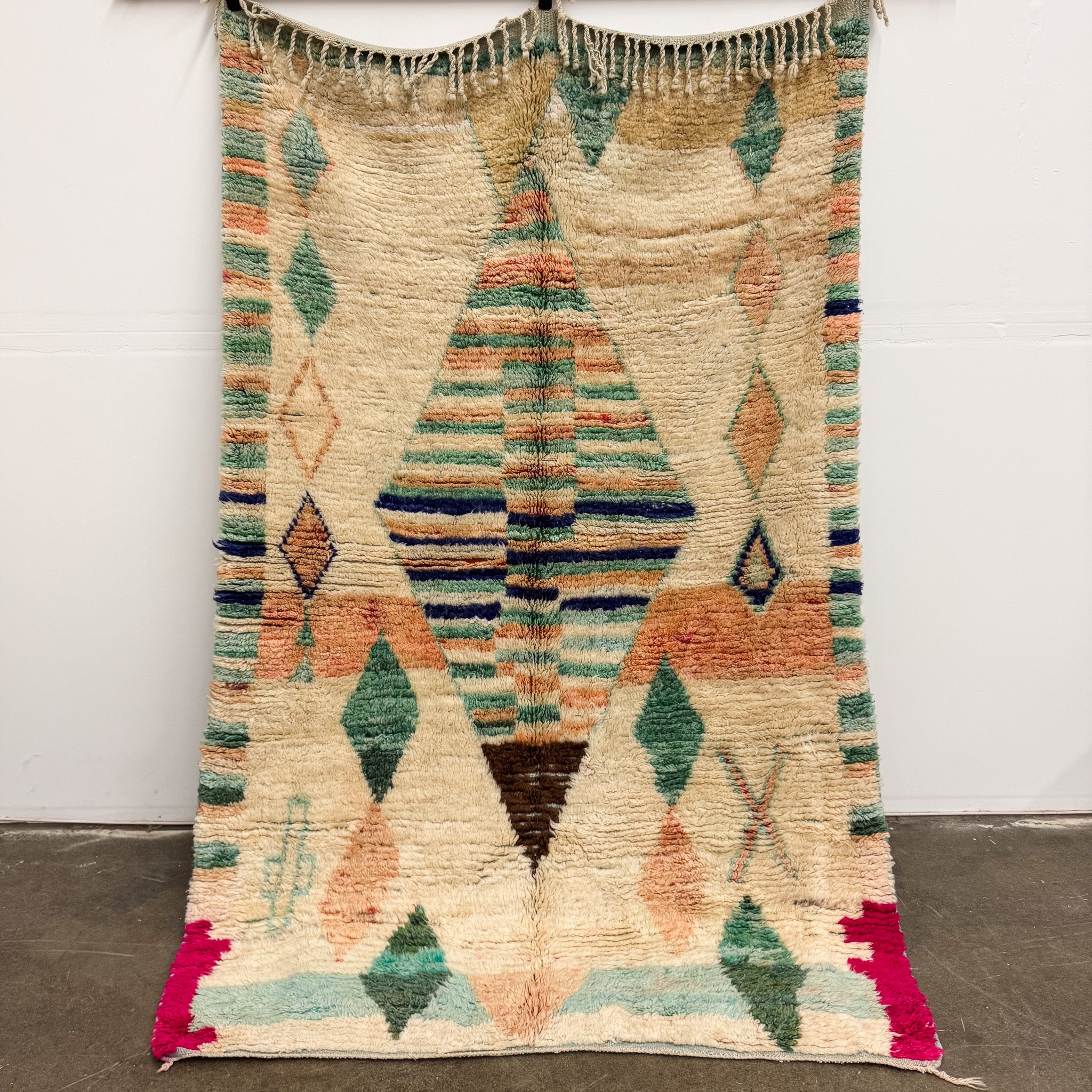 Bouazza Handwoven Moroccan Wool Rug