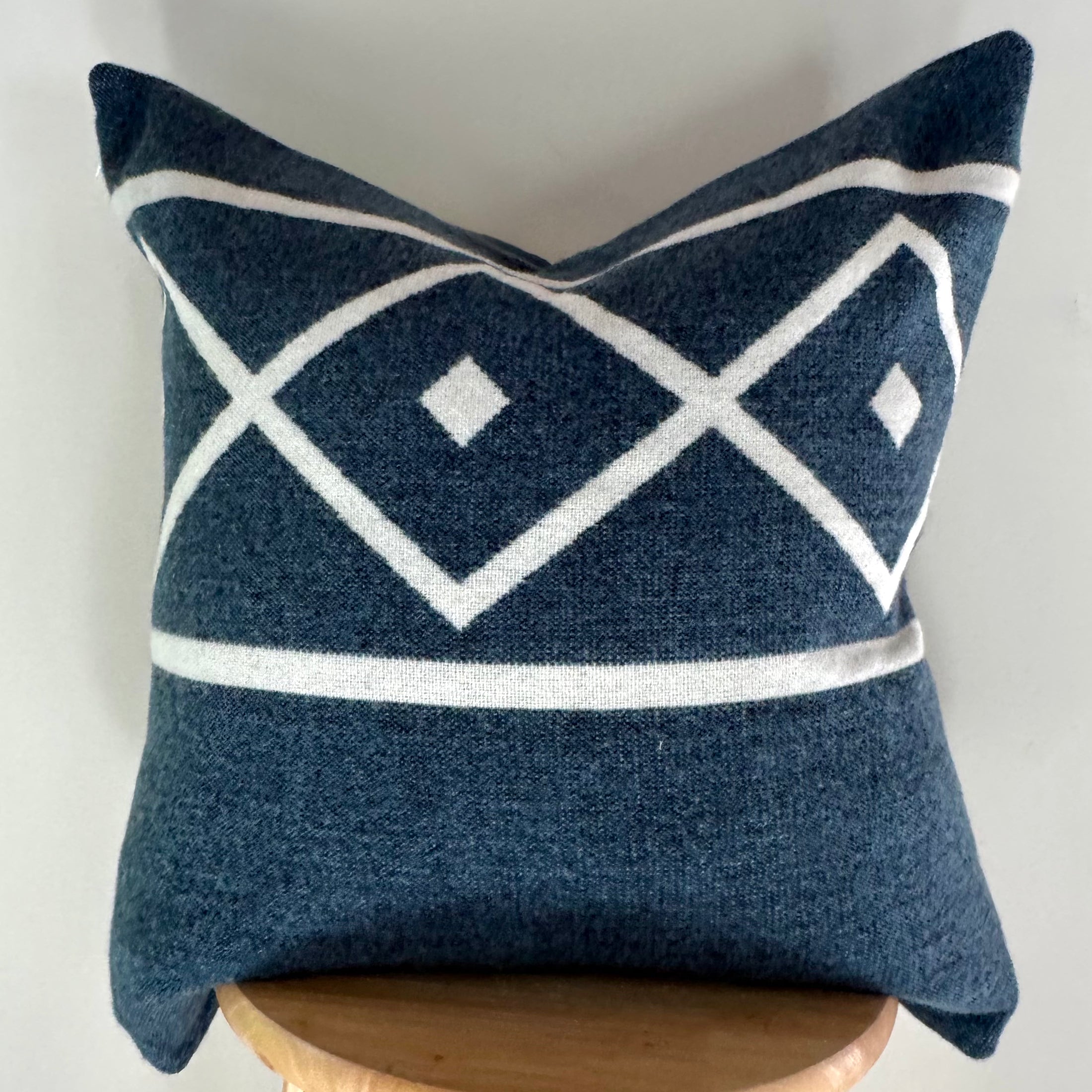Lazuli Diamond Pillow Cover
