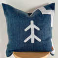 Load image into Gallery viewer, Lazuli Zigzag Tree Pillow Cover
