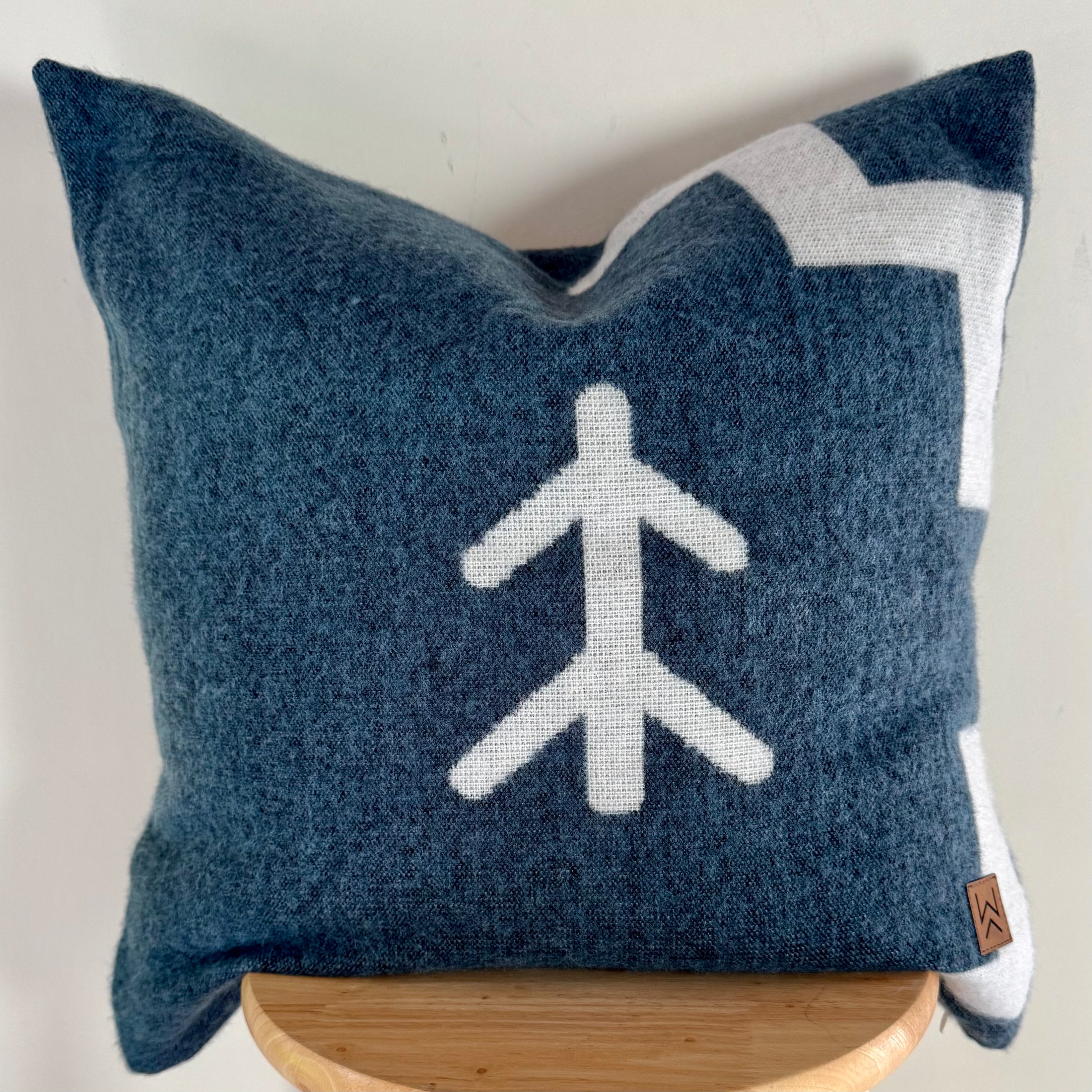 Lazuli Zigzag Tree Pillow Cover