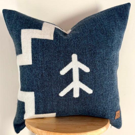 Lazuli Zigzag Tree Pillow Cover