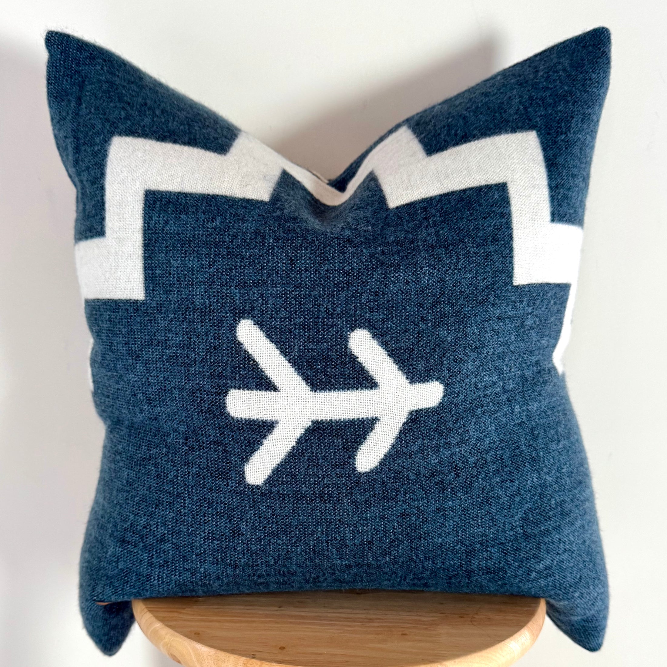 Lazuli Zigzag Tree Pillow Cover