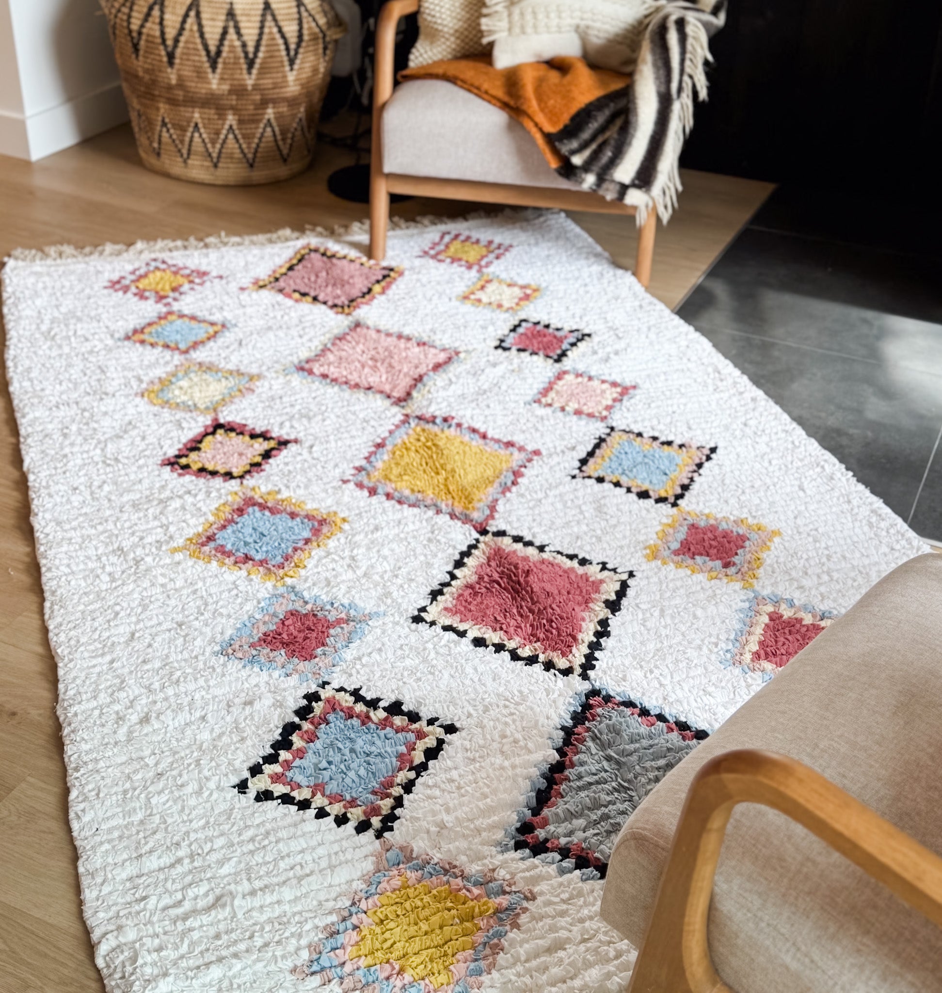 Sidi Cotton Moroccan Rug
