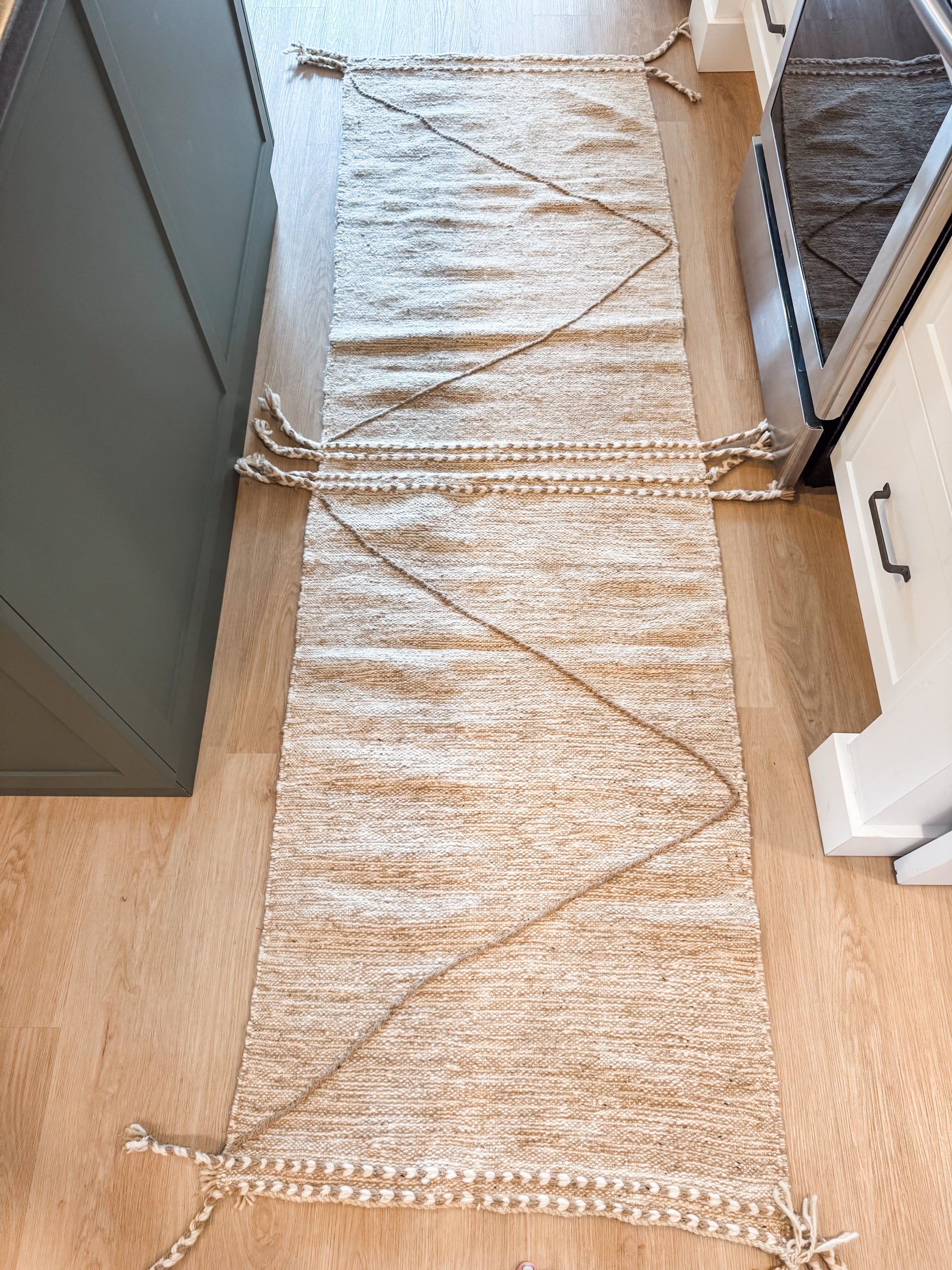 Kilim Beige Handwoven Moroccan Wool Rug