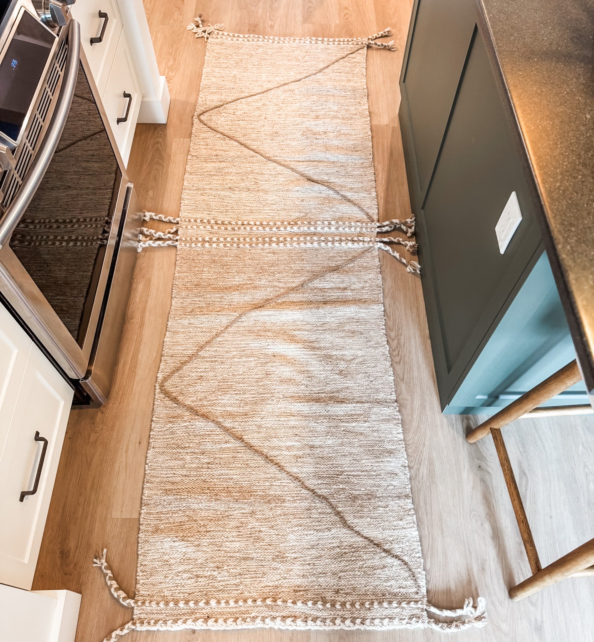 Kilim Beige Handwoven Moroccan Wool Rug