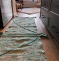 Load image into Gallery viewer, Kilim Teal Handwoven Moroccan Wool Rug
