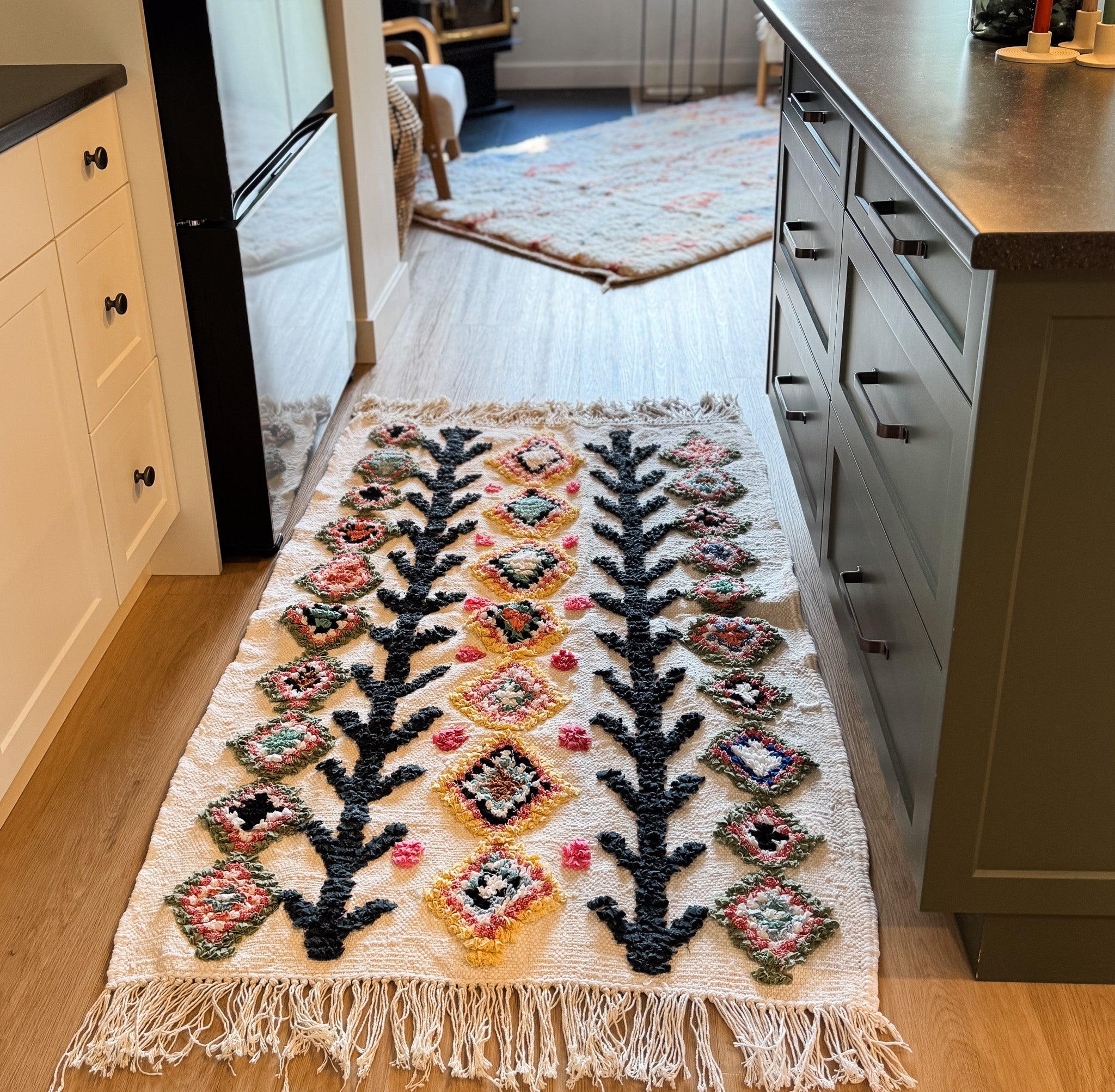 Zem Cotton Moroccan Rug