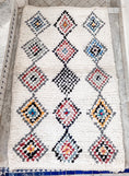 Load image into Gallery viewer, Wadia Cotton Moroccan Rug 2x3
