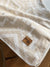 Coca Aztec Reversible Blanket  //  Beige/White