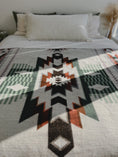 Load image into Gallery viewer, Quilotoa Throw Blanket/2 Quilotoa Cream Pillow Covers Bundle

