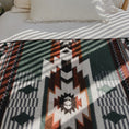 Load image into Gallery viewer, Quilotoa King Blanket/2 Quilotoa Green Lumbar Pillow Covers Bundle
