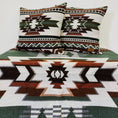 Load image into Gallery viewer, Quilotoa Throw Blanket/2 Quilotoa Cream Pillow Covers Bundle
