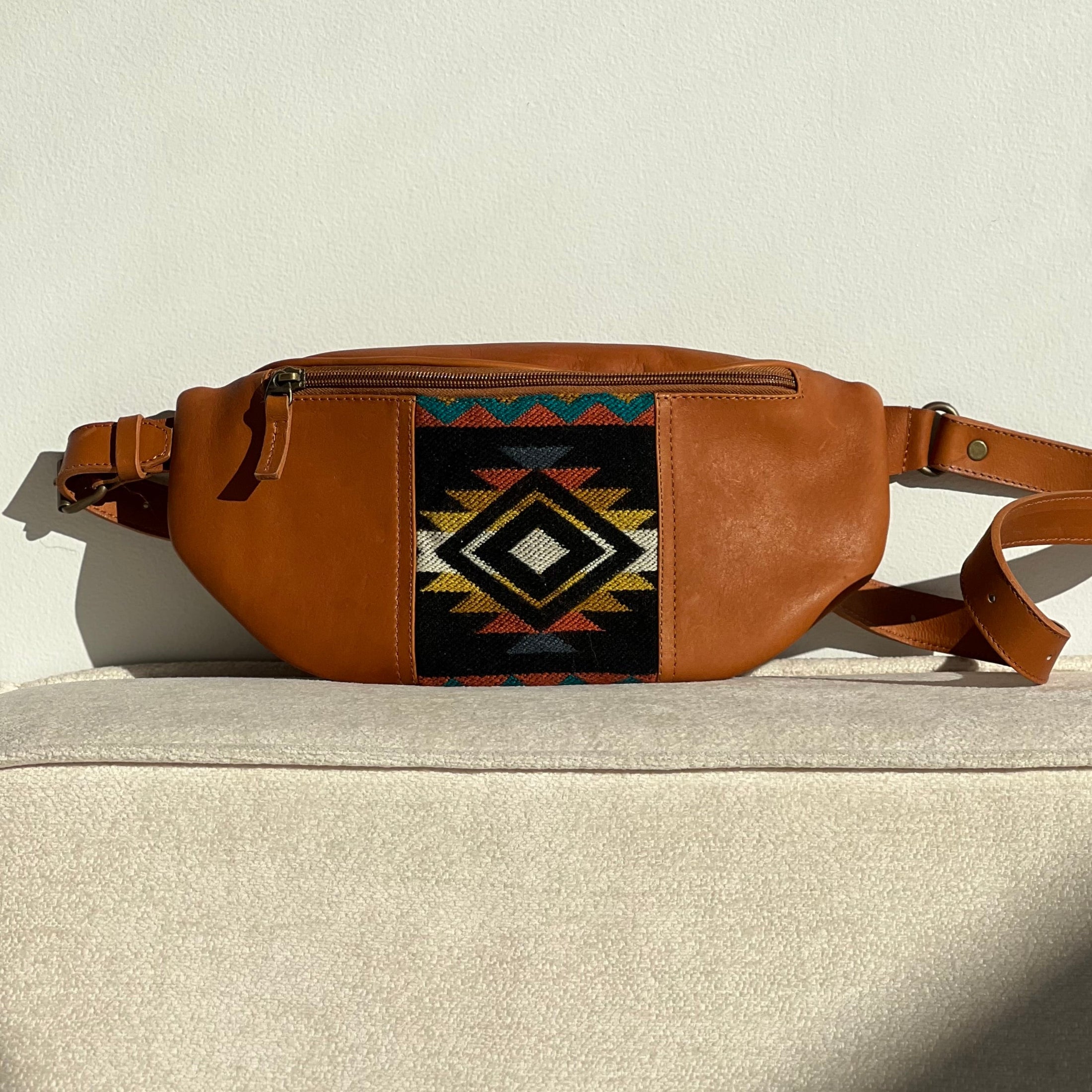 Toluca Leather Crossbody Travel Sling Bag