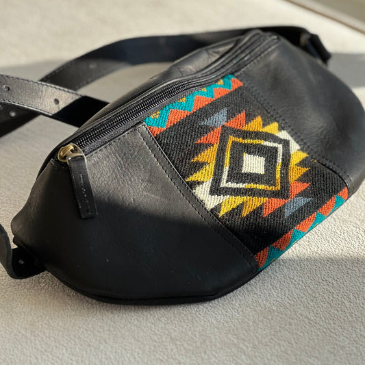 Toluca Leather Crossbody Travel Sling Bag