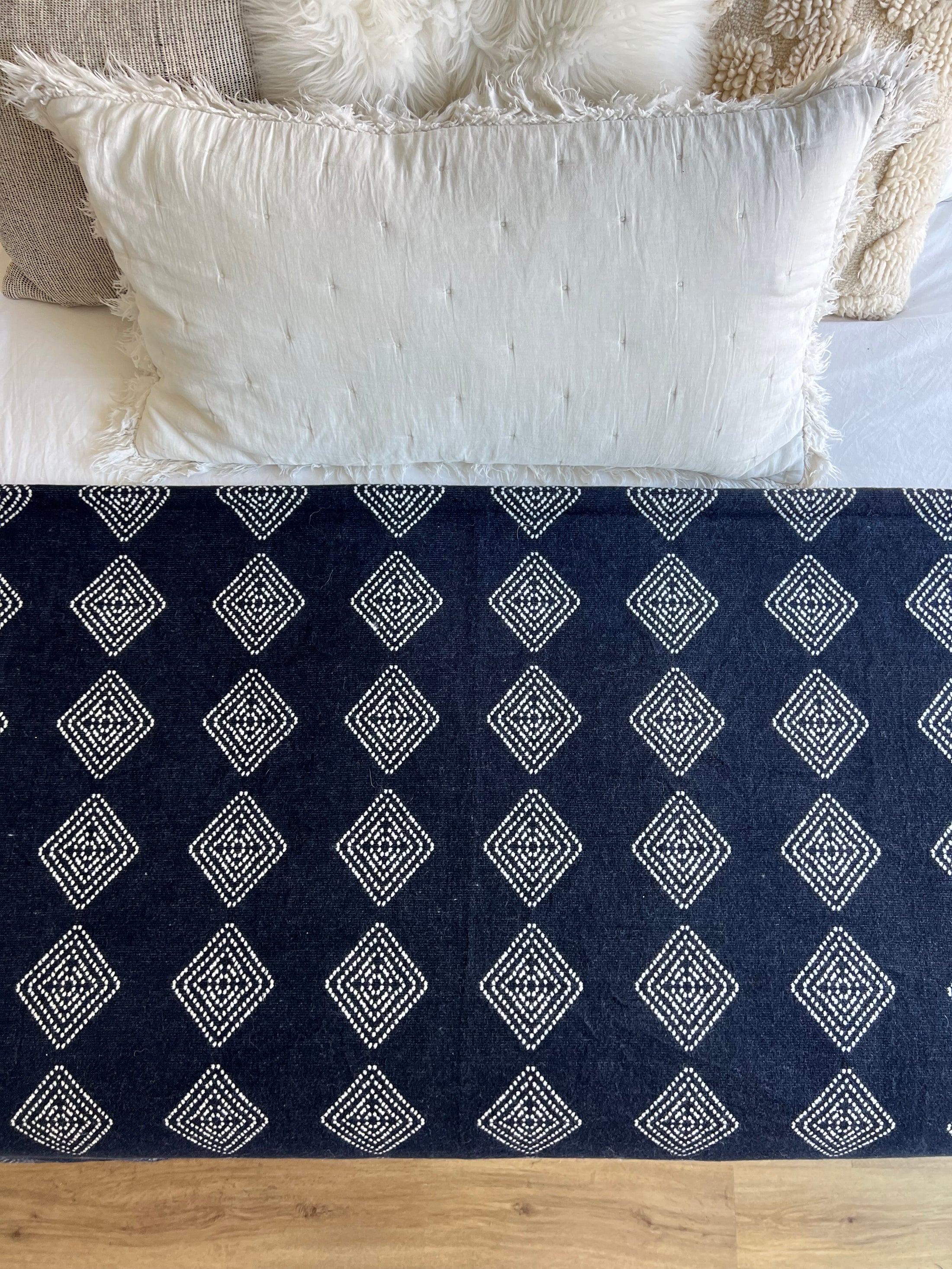 Roca Indigo Reversible Blanket