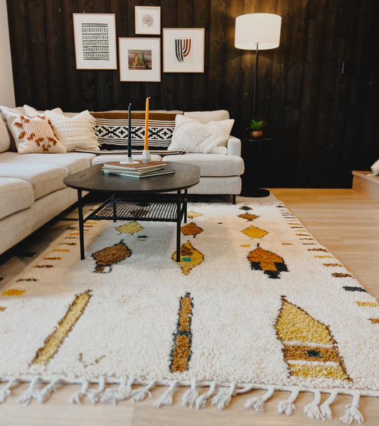 Azilal Handwoven Moroccan Wool Rug