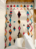 Load image into Gallery viewer, Benslimane Handwoven Moroccan Wool Rug 3x5

