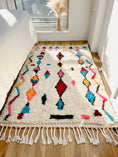 Load image into Gallery viewer, Benslimane Handwoven Moroccan Wool Rug 3x5
