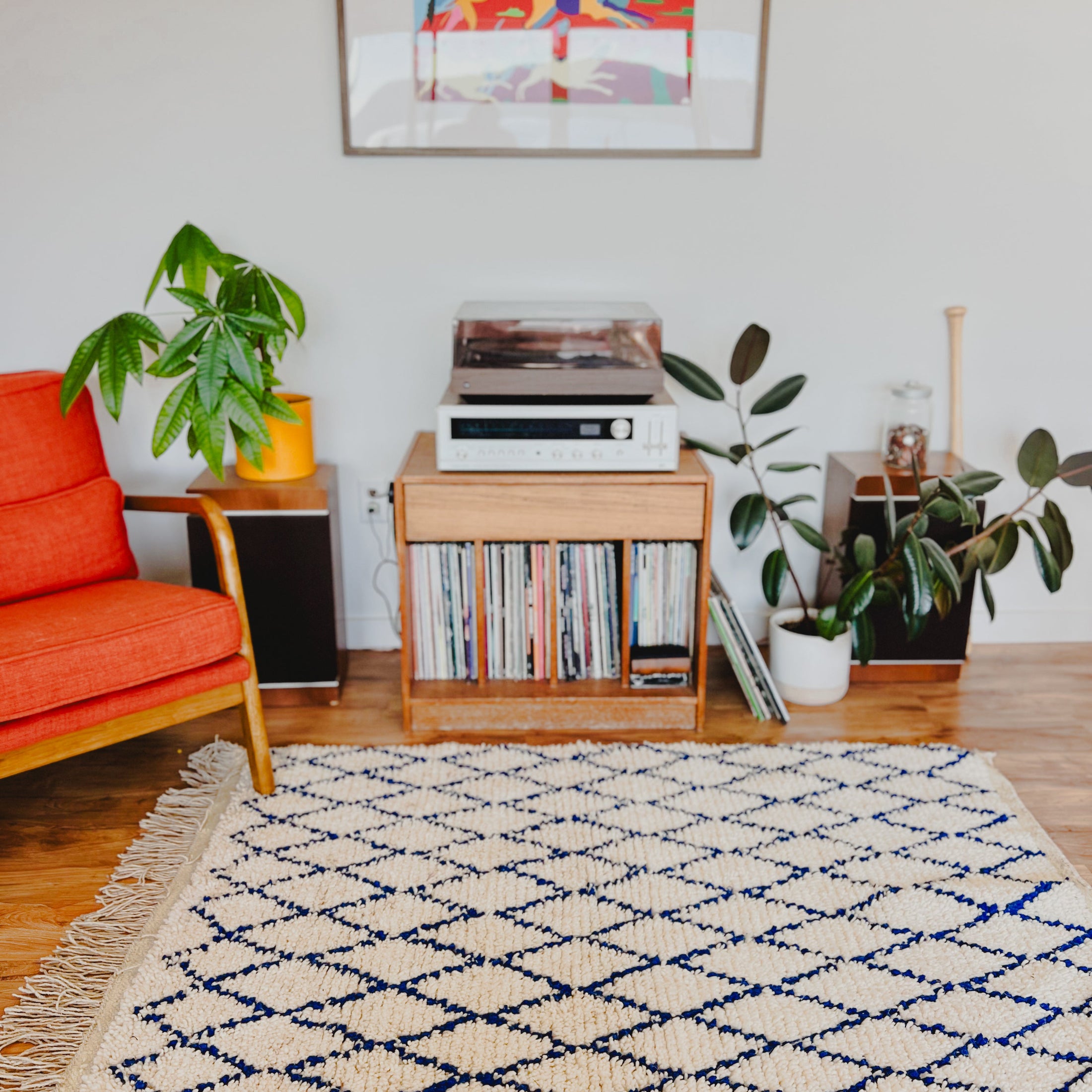 Massa Handwoven Moroccan Wool Rug 3x5