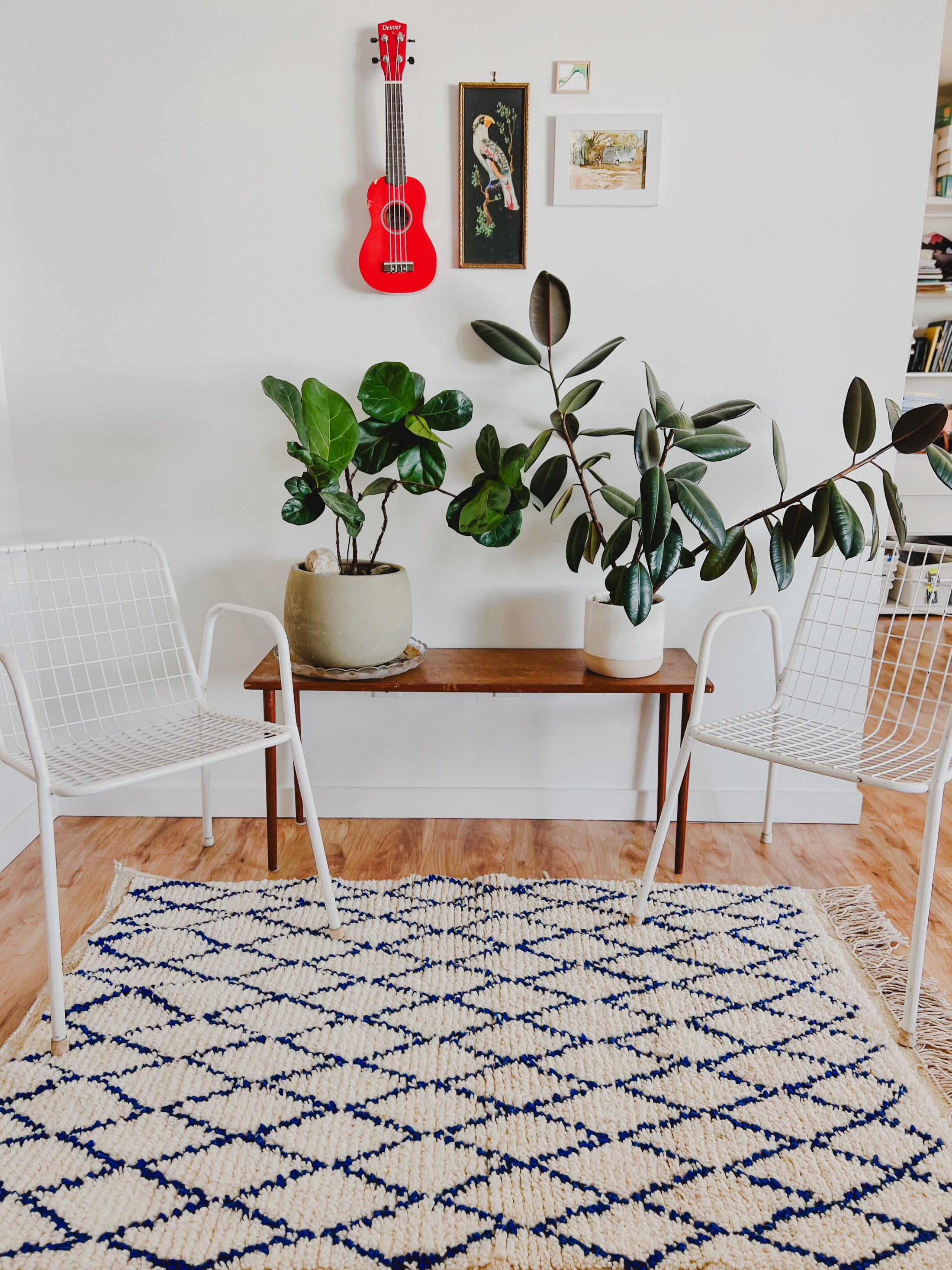 Massa Handwoven Moroccan Wool Rug 3x5