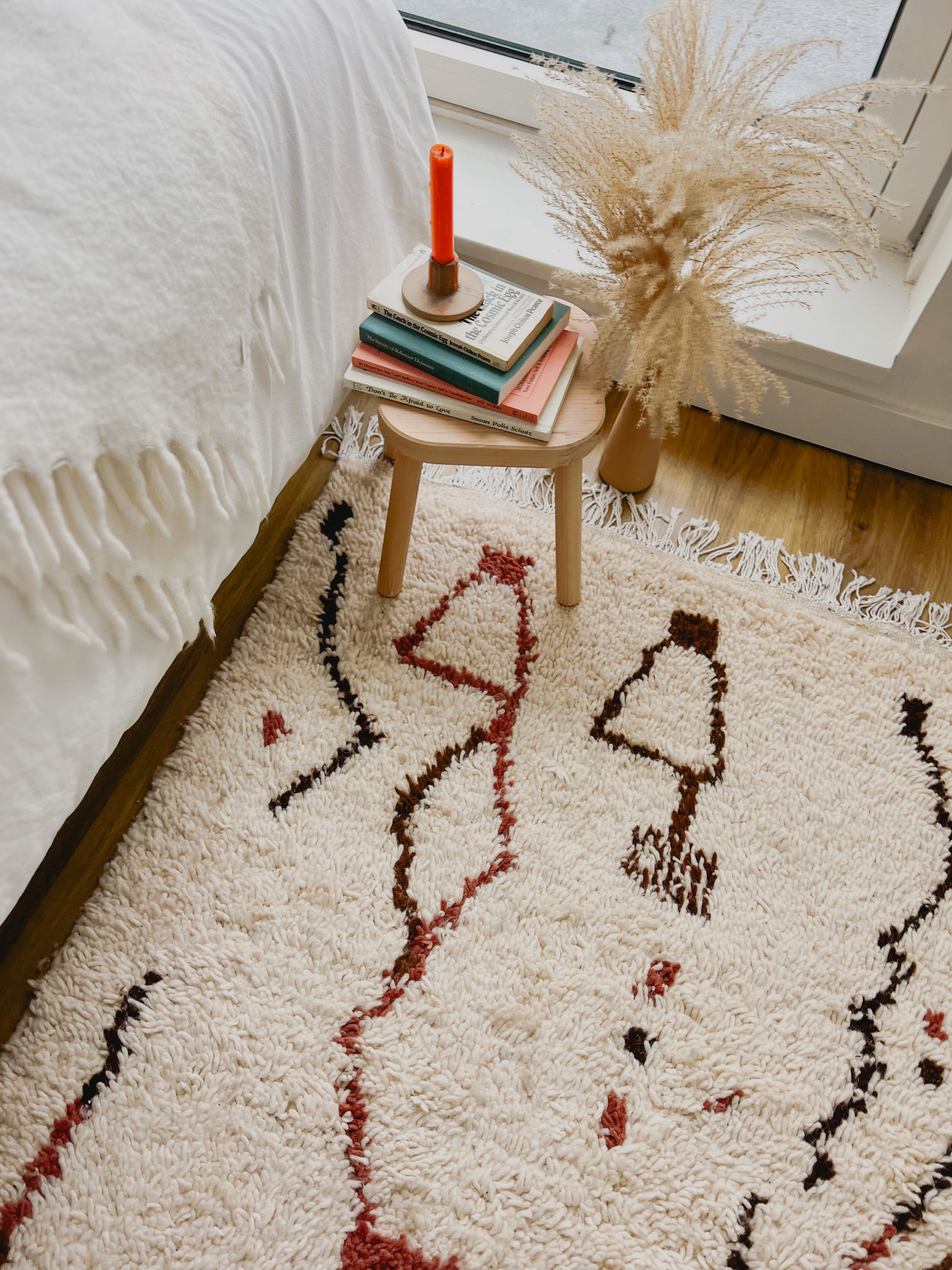 Skoura Handwoven Moroccan Wool Rug 3x5