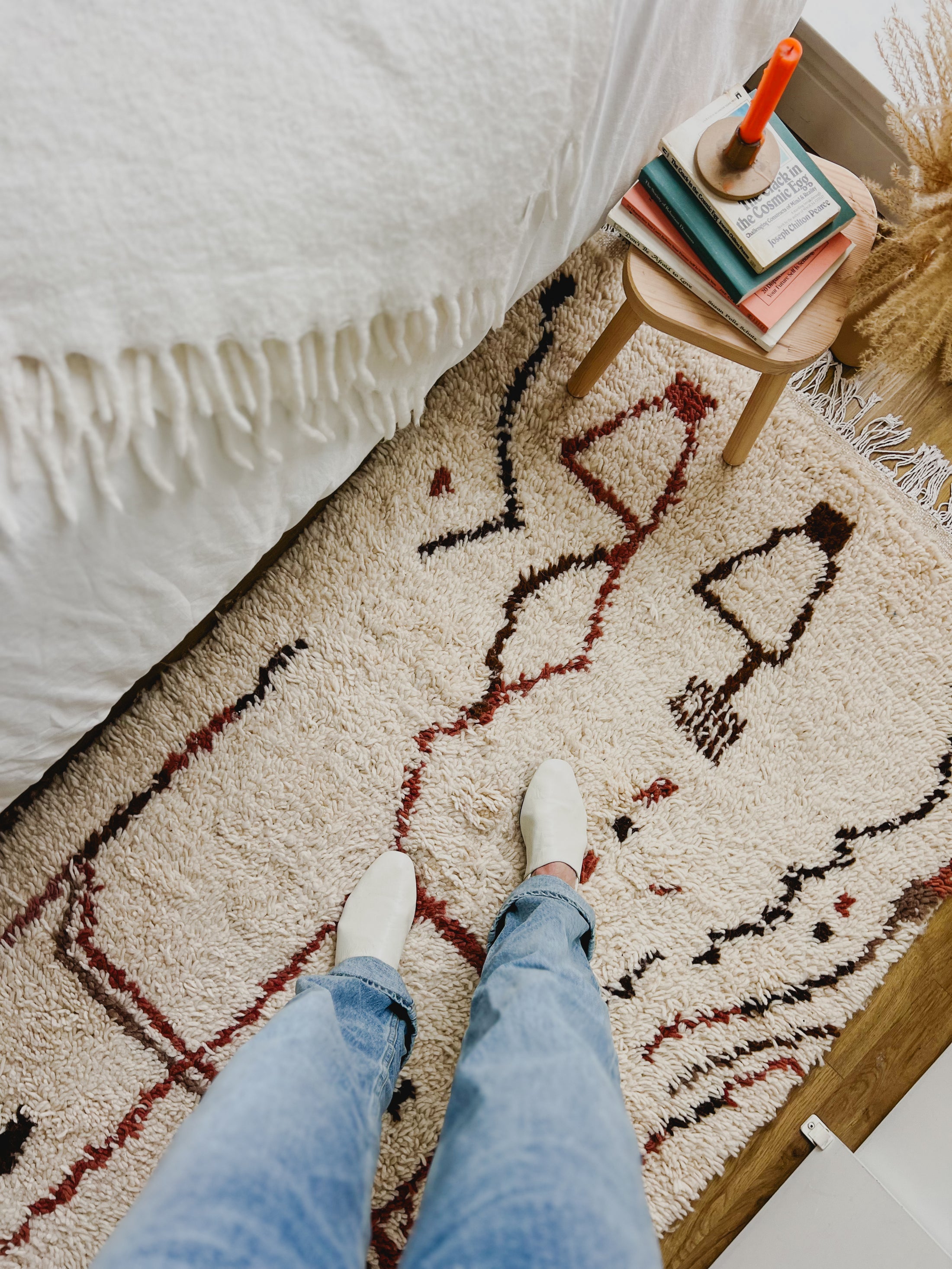 Skoura Handwoven Moroccan Wool Rug 3x5