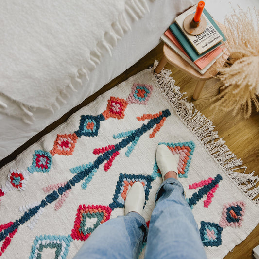 Khira Cotton Moroccan Rug 3x5