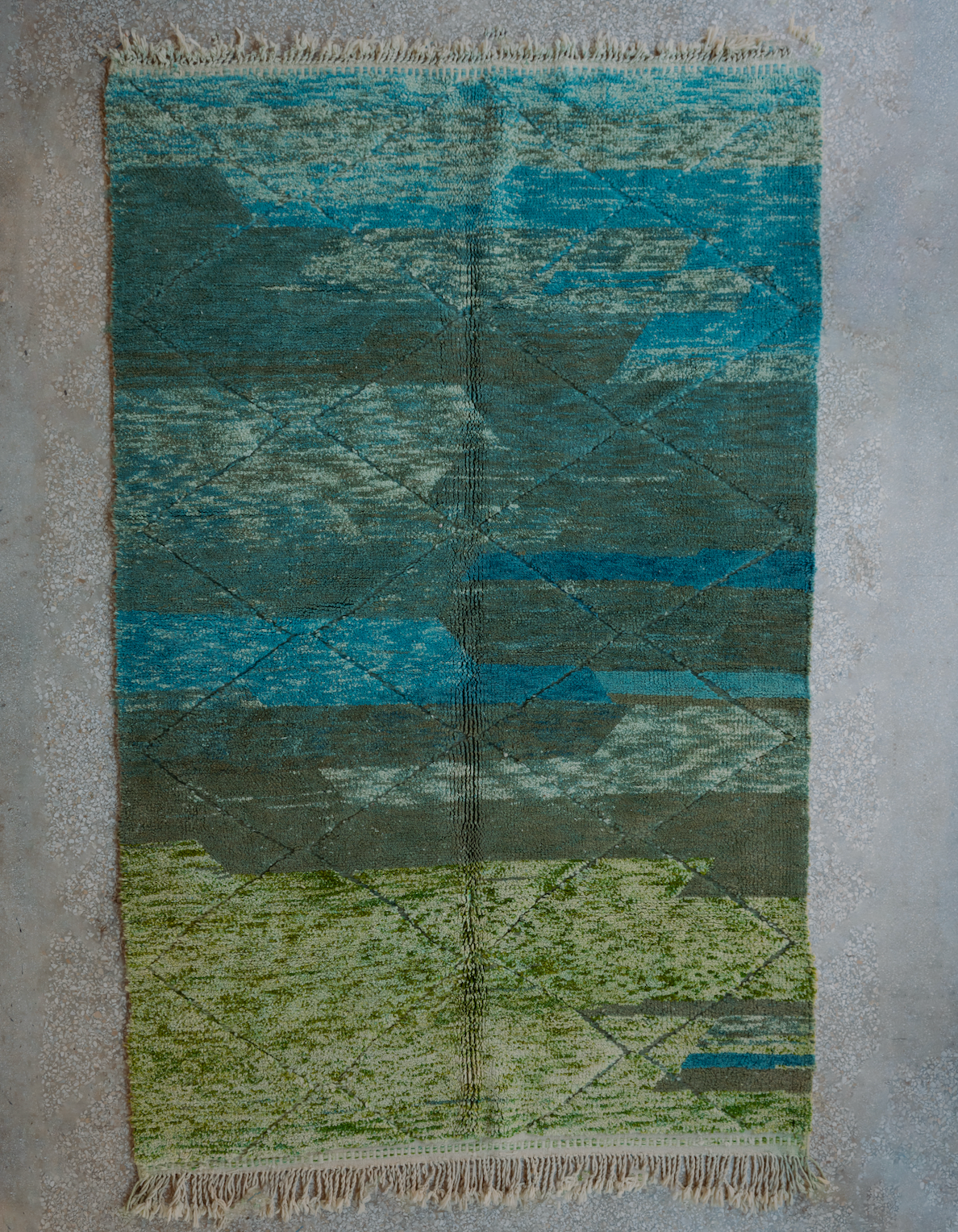 Azrou Handwoven Moroccan Wool Rug