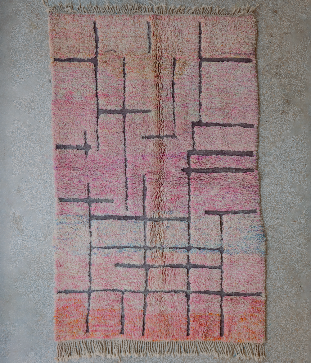 Taza Handwoven Moroccan Wool Rug