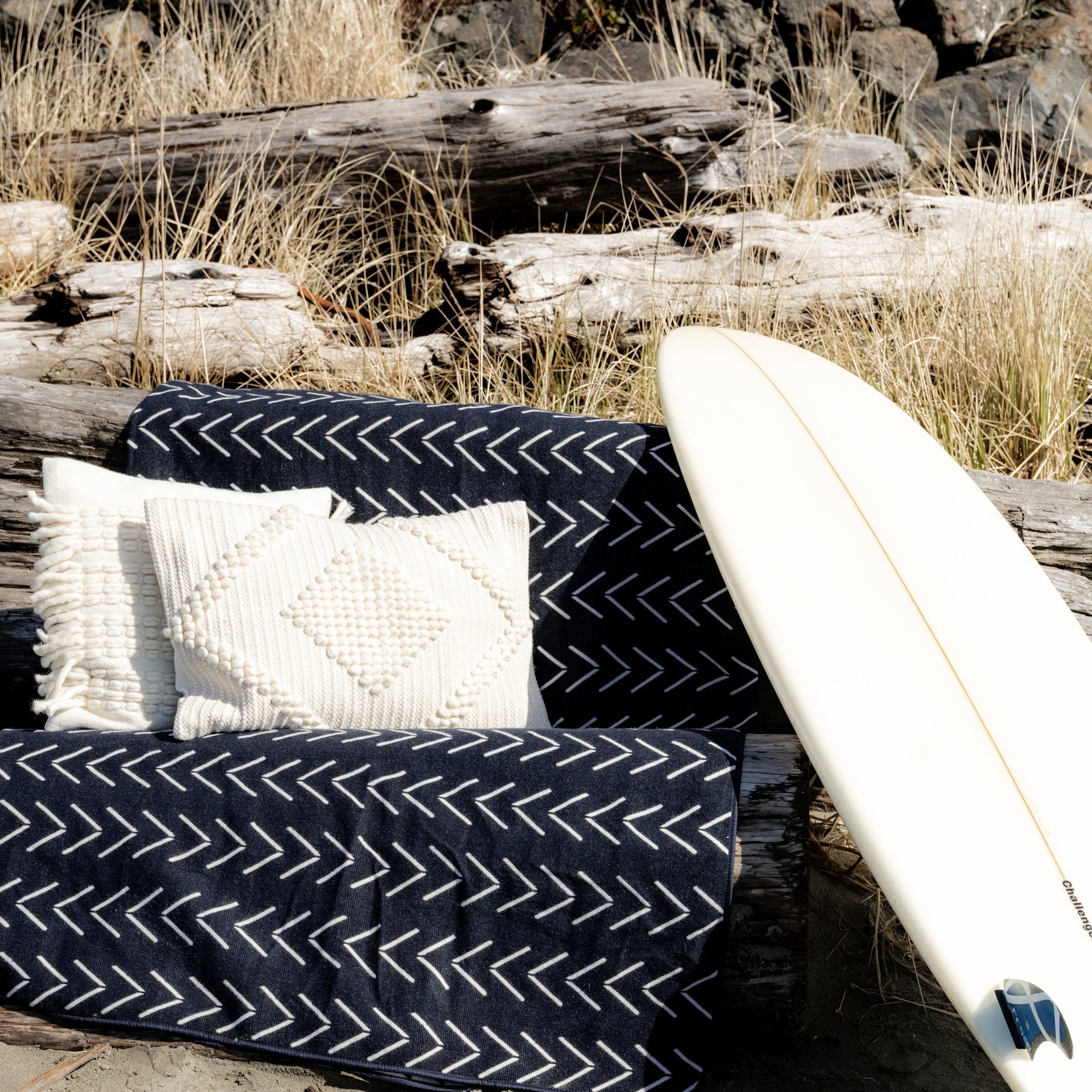 Nido Indigo Reversible Blanket