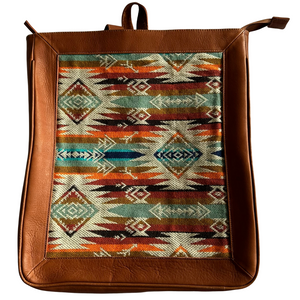 Cruz Leather Aztec Slim Backpack