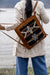 Cruz Leather Aztec Slim Backpack