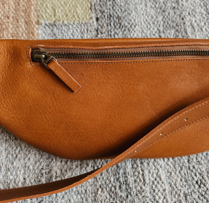 Vega Leather Crossbody Travel Sling Bag