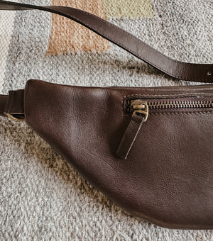 Vega Leather Crossbody Travel Sling Bag