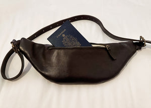 Vega Leather Crossbody Travel Sling Bag