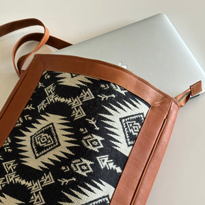 Cruz Leather Aztec Slim Backpack