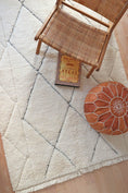 Load image into Gallery viewer, Beni Ourain Moroccan Wool Rug - Double Diamonds
