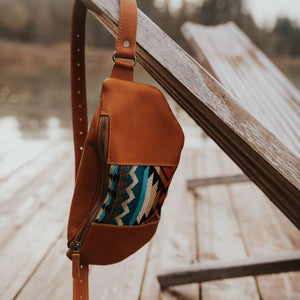 Toluca Leather Crossbody Travel Sling Bag