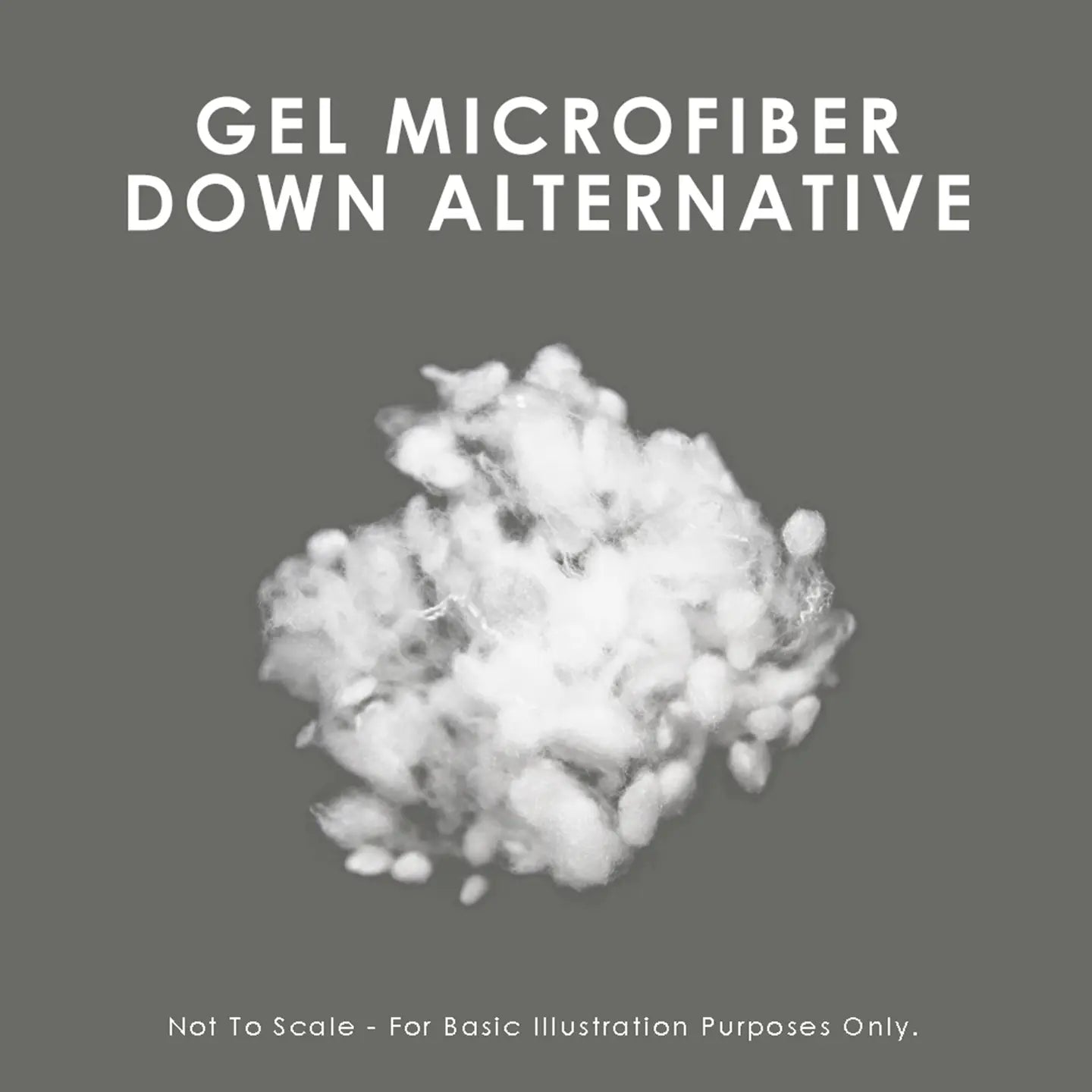 Gel Microfiber Down Alternative Pillow Insert