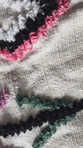 Load and play video in Gallery viewer, Houda Cotton Moroccan Rug 3x4'5
