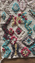 Load and play video in Gallery viewer, Alou Cotton Moroccan Rug 3x5
