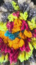 Load and play video in Gallery viewer, Rafika Handwoven Moroccan Wool Rug 5x8

