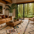 Load image into Gallery viewer, Rafika Handwoven Moroccan Wool Rug 5x8
