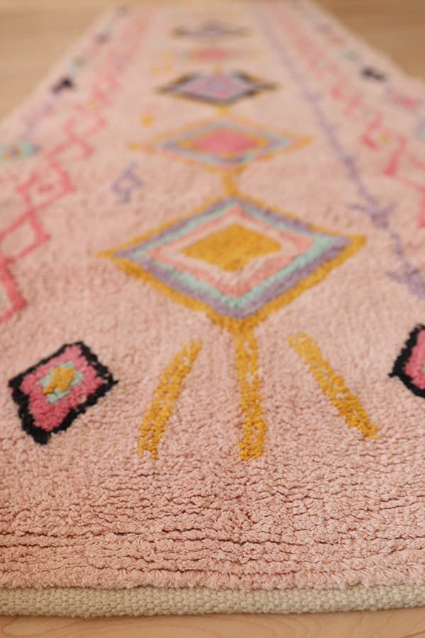 Diamond Machine Washable Runner